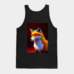 CONFUSED PRETTY FOX Tank Top